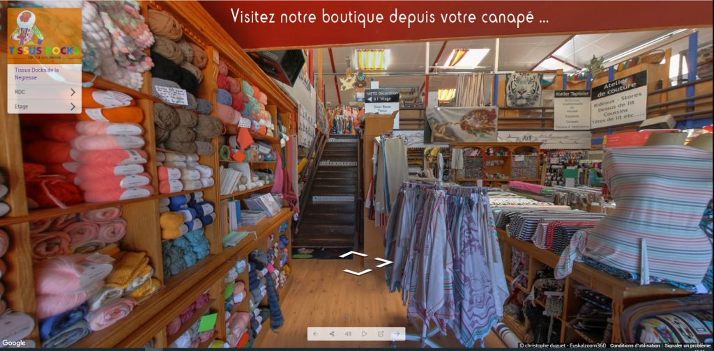 visitez notre boutique de tissus à biarritz depuis votre canapé